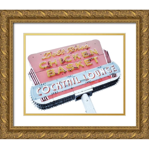 Delimont, Danita 18x15 Gold Ornate Wood Framed with Double Matting Museum Art Print Titled - Cocktail Lounge