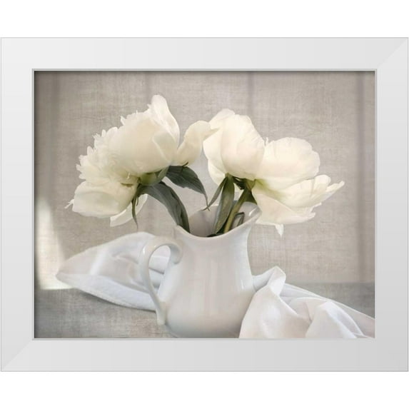 Delimont, Danita 18x15 White Modern Wood Framed Museum Art Print Titled - Farmhouse Blooms