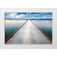 thumbnail image 1 of Delimont, Danita 24x17 White Modern Wood Framed Museum Art Print Titled - Long View Pier, 1 of 4