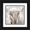 thumbnail image 1 of Delimont, Danita 26x26 Black Ornate Wood Framed with Double Matting Museum Art Print Titled - Soft Solo Highland, 1 of 4