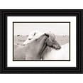 thumbnail image 1 of Delimont, Danita 32x23 Black Ornate Wood Framed with Double Matting Museum Art Print Titled - Icelandic Meadow Horses, 1 of 4