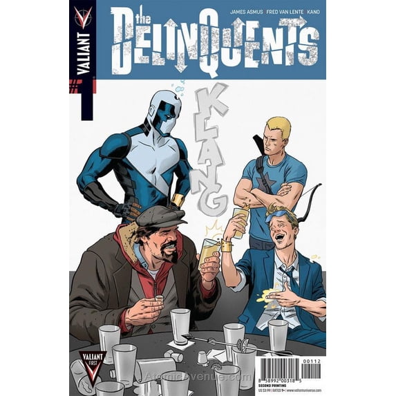 Delinquents, The #1 (2nd) VF ; Valiant Comic Book