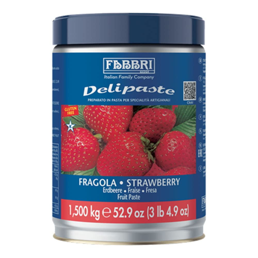 Delipaste Strawberry, Flavoring Compound for Gelato, Ice Cream, Soft