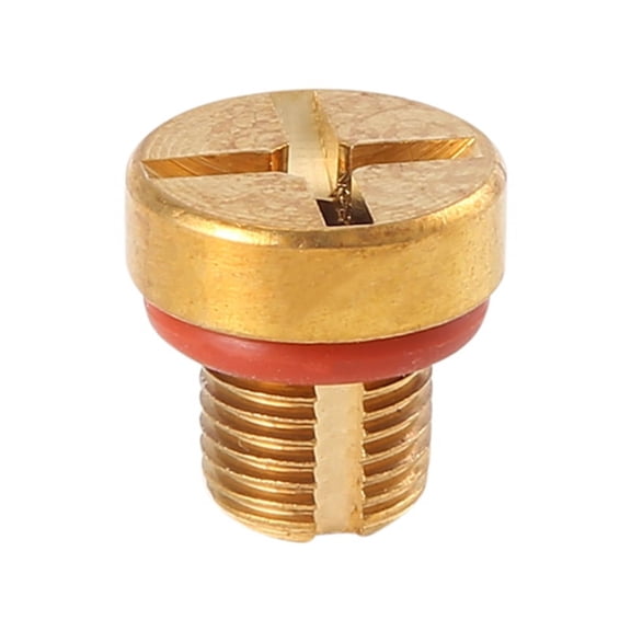 17111712788 Radiator Overflow Coolant Expansion Tank Bleeder Screw Gold for E36 E39 E46 Etc.