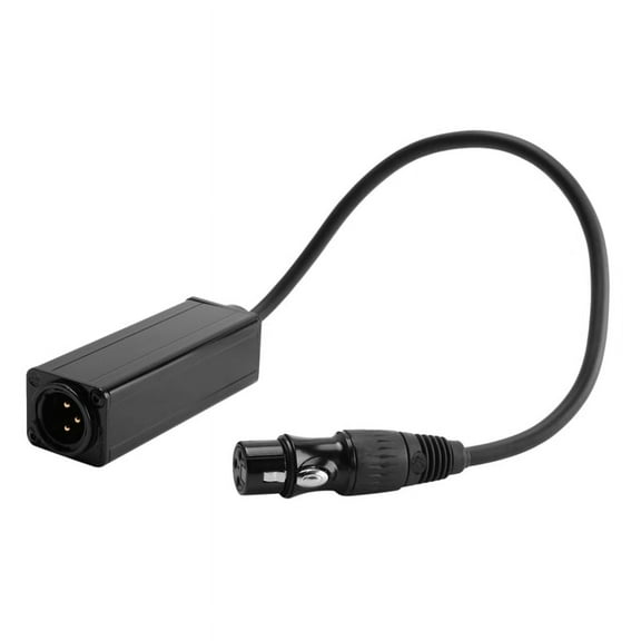 Quaqdae Ground Loop Audio Isolator Audio Cable Isolator Xlr Eliminates Noise Ground Loop Audio Isolator Anti-Interference Current Sound Eliminates Noise