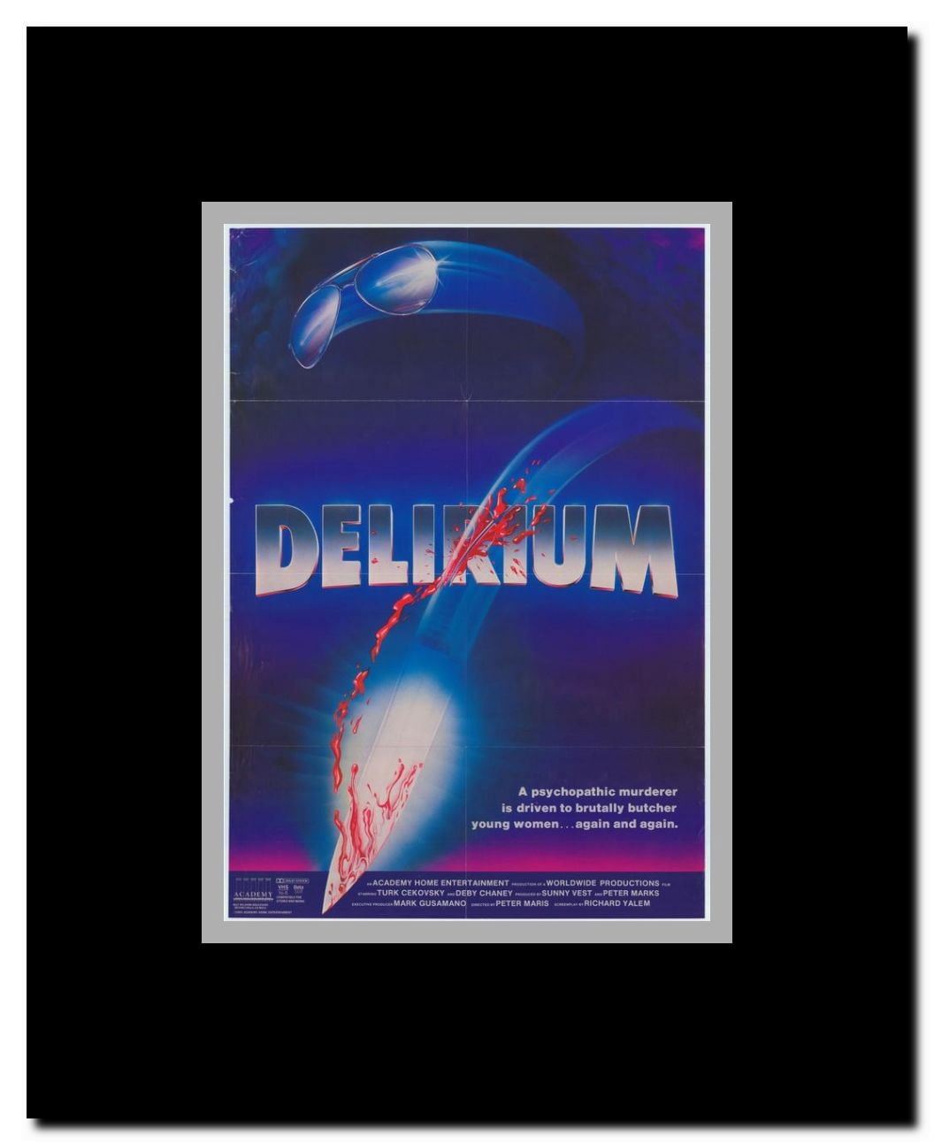 Delirium Framed Movie Poster