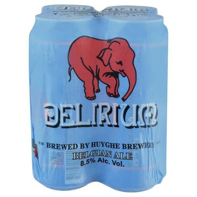 Delirium Tremens Strong Blond Beer 4/500ml Cans