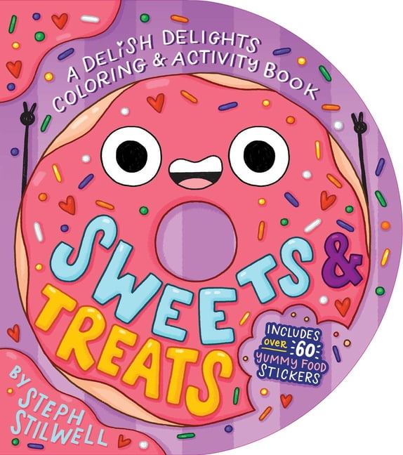 Delish Delights Sweets and Treats: A Delish Delights Coloring and Activity Book, (Paperback)