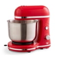 thumbnail image 1 of Delish by DASH Compact Stand Mixer 3.5 Quart with Beaters & Dough Hooks Included - Red (DCSM350GBRD02), 1 of 5