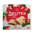 Delites Whole Grain Fruit Bars, Soft Baked, 6 Pack (Strawberry, 6 Count
