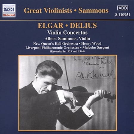 Delius / Elgar / Sammons / Wood / Sargent - Con Vn/Con VN (BM) - Music & Performance - CD