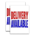 thumbnail image 1 of Delivery Available (24" X 36") Vinyl Decal Only (Pack of 2) |Sign|Sticker|Poster, 1 of 4