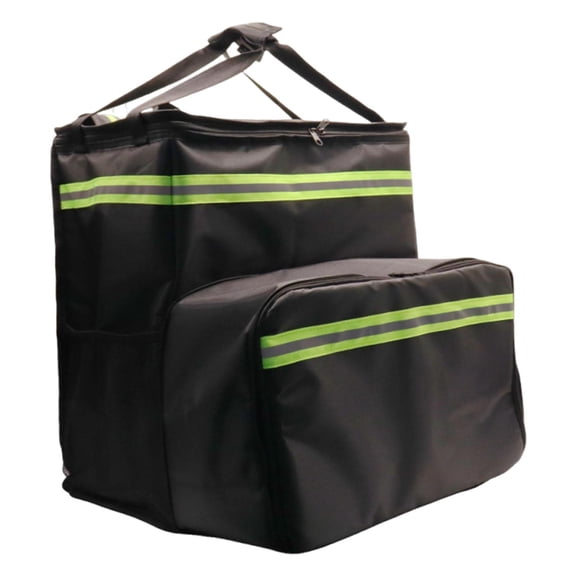 Delivery Backpack Insulated Pizza Bag Expandable Large Capacity Oxford Cloth for Bike Grocery Shopping