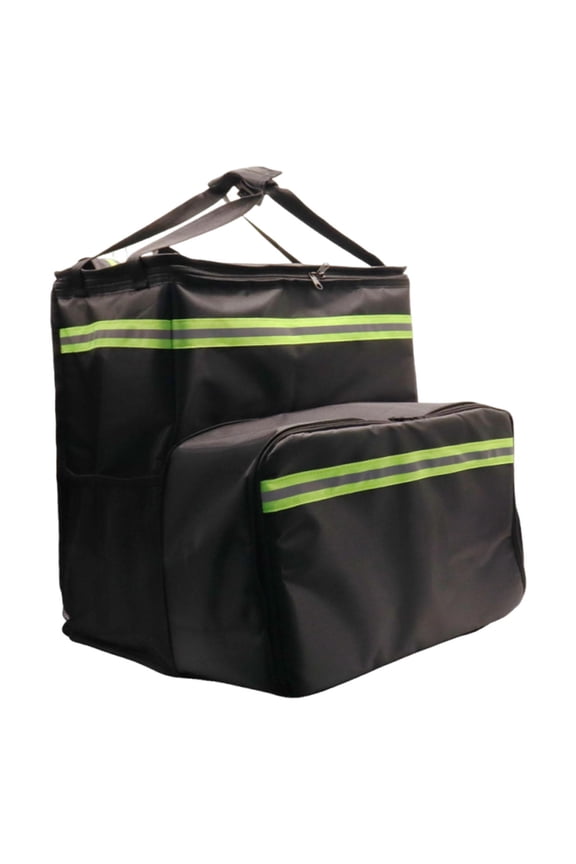 Delivery Backpack Insulated Pizza Bag Expandable Large Capacity Oxford Cloth for Bike Grocery Shopping