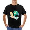 thumbnail image 1 of Delivery Men’s T-Shirt 100% Cotton Casual Short Sleeve Tops Gift Tee Black M, 1 of 2