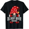 thumbnail image 1 of Delivery driver Gnome Matching Christmas PJS For Family Funny Creative Graphic T-Shirt, 1 of 3