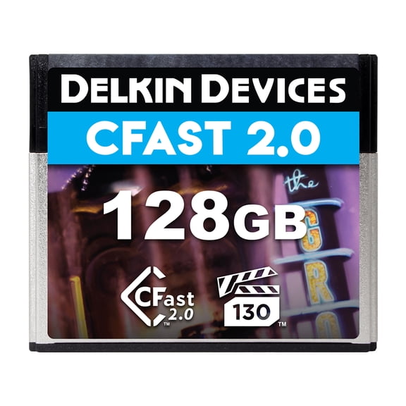 Delkin Devices 128GB VPG130 CFast 2.0 Memory Card