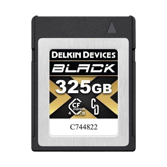 Delkin Devices BLACK 325GB CFexpress 4.0 Type B Memory Card