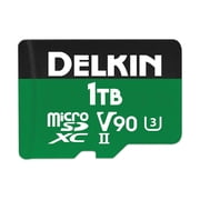 Delkin Devices DELKIN Power UHS-II U3/V90 microSD Memory Cards - 1TB
