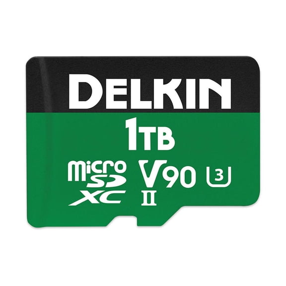 Delkin Devices DELKIN Power UHS-II (U3/V90) microSD Memory Cards - 1TB