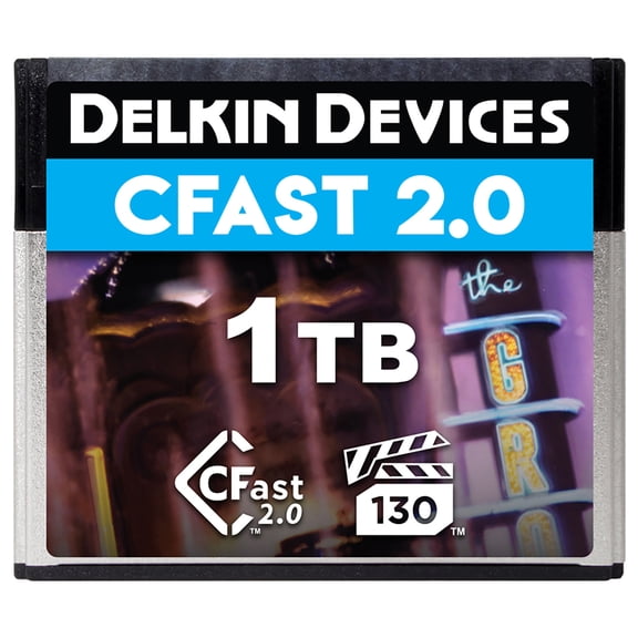 Delkin Devices Delkin CFast 2.0 VPG130 Memory Cards 1TBCFast 2.0 VPG130 Memory Cards 1TB