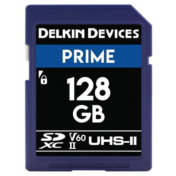 Delkin Devices Prime UHS-II V60 SDXC Memory Card - 128GB