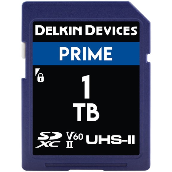 Delkin Devices PRIME UHS-II (V60) SD Memory Card - 1TB