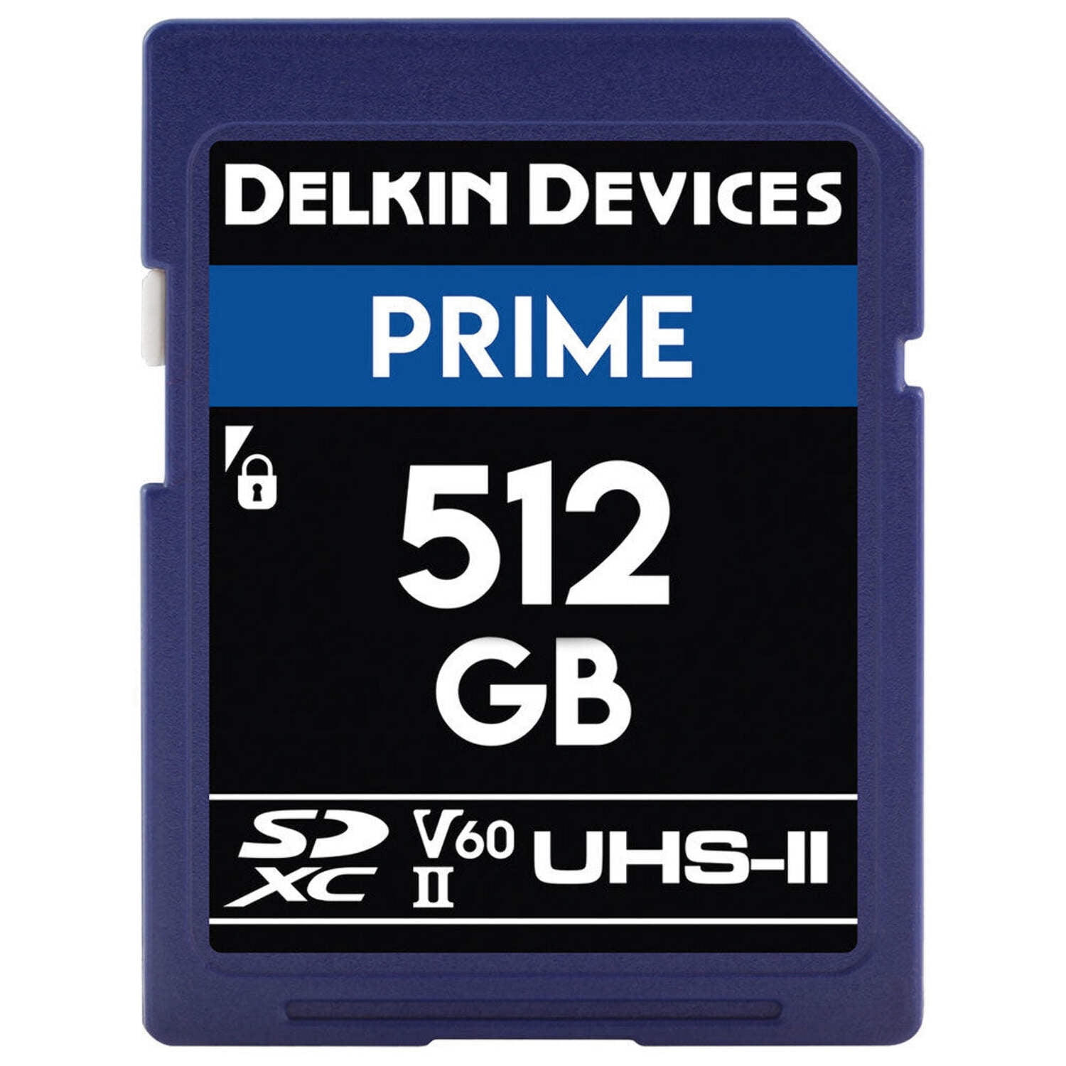 Delkin Devices PRIME UHS-II (V60) SD Memory Card - 512GB