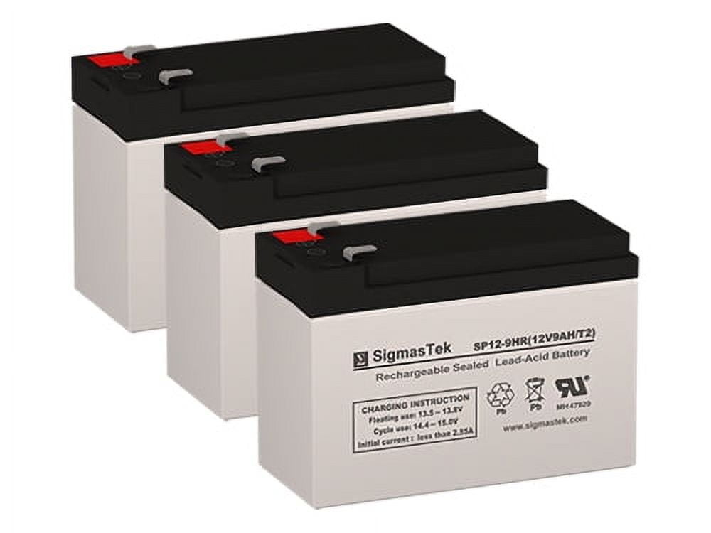 AJC Replacement Battery For Dell 1000W UPS – 12V 9Ah AGM SLA Battery, F2 Terminals (H919N-2U Compatible)