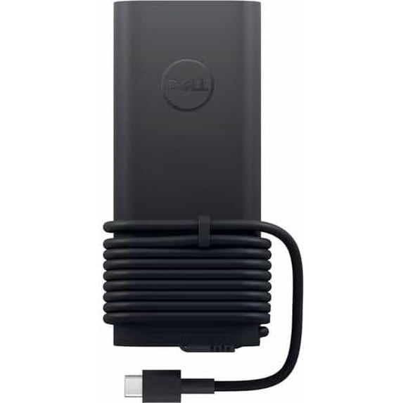 Dell 130W USB-C GaN Slim Adapter black, 5V/9V/15V/20V output, 3 ft power cord
