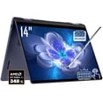 thumbnail image 1 of Dell 14 Plus 2-in-1 Copilot+ AI PC Laptop, 14" FHD+ 1920 x 1200 LED Touchscreen, AMD Ryzen AI 5 340, 1080P Webcam, Backlit KB, Stylus Pen, Win11 Home (16GB DDR5 RAM * 512GB SSD), 1 of 5