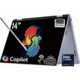 thumbnail image 1 of Dell 14 Plus 2-in-1 Copilot+ AI PC Laptop, 14" FHD+ 1920 x 1200 LED Touchscreen, Intel 8-Core Ultra 7 256V, 1080P Webcam, Backlit KB, Stylus Pen, Win11 Home (16GB DDR5 RAM / 1TB SSD), 1 of 5