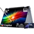 thumbnail image 1 of Dell 14 Plus 2-in-1 Copilot+ AI PC Laptop, 14" FHD+ 1920 x 1200 LED Touchscreen, Intel 8-Core Ultra 7 256V, 1080P Webcam, Backlit KB, Stylus Pen, Win11 Pro (16GB DDR5 RAM & 1TB SSD), 1 of 5
