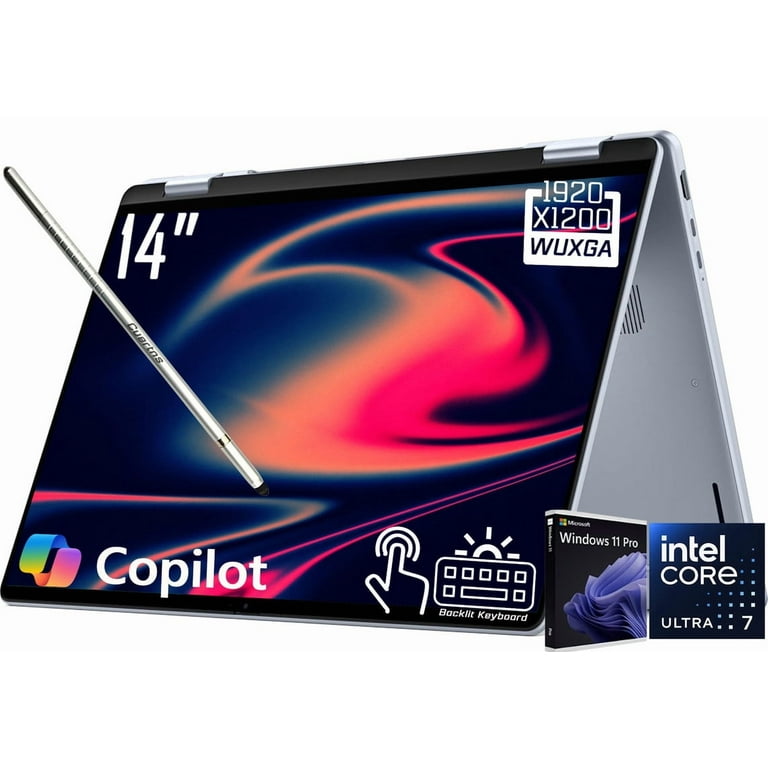 Dell 14 Plus 2-in-1 Copilot+ AI PC Laptop, 14