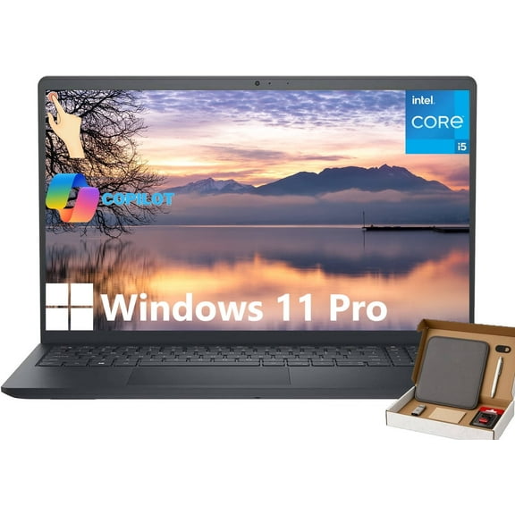 Dell 15.6" 3530 Touchscreen Laptop - for Home & Business Student, Intel 10-Core i5-1334U, 64GB RAM, 1TB SSD, Wi-Fi 6, Copilot Laptop, Bluetooth, Windows 11 Pro