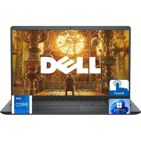 Dell 15.6" Anti Glare FHD Touchscreen Laptop| Backlit KB | Fingerprint | Intel Core i7-1355U| 32GB DDR4| 2TB SSD| Intel Graphics| Wifi-6| Windows 11 Pro