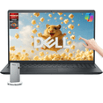 thumbnail image 1 of Dell 15.6" FHD IPS Touchscreen Laptop, AMD Ryzen 7 7730U (Beats i7-1355U), 16GB RAM, 1TB NVMe SSD, Windows 11 Home, Copilot AI, Black, w/Accessory, 1 of 7