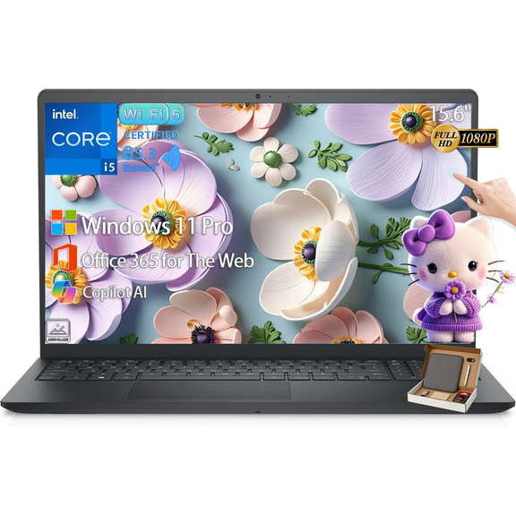 Dell 15.6" FHD Touchscreen Laptop | 13th Gen Intel Core i5-1334U | 32GB RAM | 1TB SSD | Wi-Fi 6 | Copilot AI | HDMI | Business & Study Ready | Office 365 for the Web | Win 11 Pro