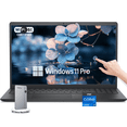 thumbnail image 1 of Dell 15.6" FHD Touchscreen Laptop, Intel Core i7-1355U, Windows 11 Pro, 20GB RAM, 2TB SSD, Copilot AI with Accessory, 1 of 7