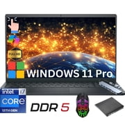 Dell 15 Laptop DC15250 - 15.6-inch FHD Touchscreen, Intel Core I7 13th i7-1355U, 16GB DDR5 RAM, 1TB SSD, Windows 11 Pro, Gift Set