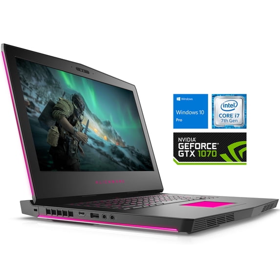 Dell 15 R3 Gaming Notebook 15.6" FHD Gaming Laptop, Intel Core i7, 32GB RAM, NVIDIA GeForce GTX 1070 8GB, 512GB SSD, Windows 10, Gray, AW15i77107SLOB-32512P