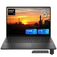 thumbnail image 1 of Dell 16 16'' FHD+ Touchscreen Laptop, AMD Ryzen 7 250, 16GB RAM, 2TB Storage(1TB SSD+1TB Docking Station Set), AMD Radeon Graphics, Backlit Keyboard, Numeric Pad, Win 11, Black, 1 of 8