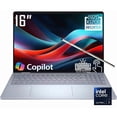 thumbnail image 1 of Dell 16 Plus 2-in-1 Laptop, 16" 1920 x 1200 Touchscreen, Intel Core Ultra 7 256V(>i9-13900H), AI Copilot+, Backlit Keyboard, 1080p Webcam, Wi-Fi 7, Windows 11 Home(16GB DDR5 RAM - 512GB SSD), 1 of 5