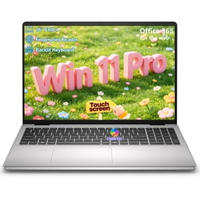 Dell 16 Touchscreen Laptop, 32GB DDR5, 1TB SSD, Intel Core 7 150U, Fingerprint, Backlit Keyboard, Free Office 365 for the Web, Windows 11 Pro, Copilot AI