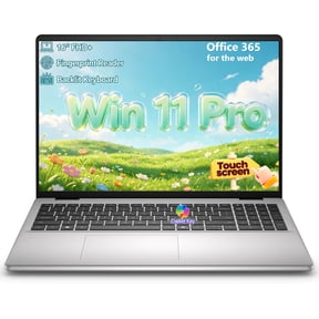 Dell 16 Touchscreen Laptop DC16251, Intel Core 7 150U, 32GB DDR5, 2TB SSD, Fingerprint, Backlit Keyboard, Free Office 365 for the Web, Windows 11 Pro, Copilot AI