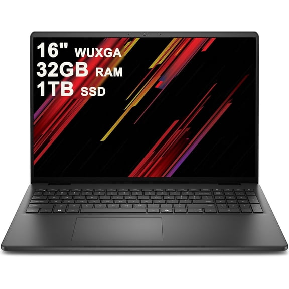 Dell 16-inch Touchscreen Laptop, AMD Ryzen 7 250 Processor, 16 Tops NPU, 32GB DDR5 RAM, 1TB PCIe SSD, WiFi 6, Bluetooth, Backlit KB, Windows 11 Home
