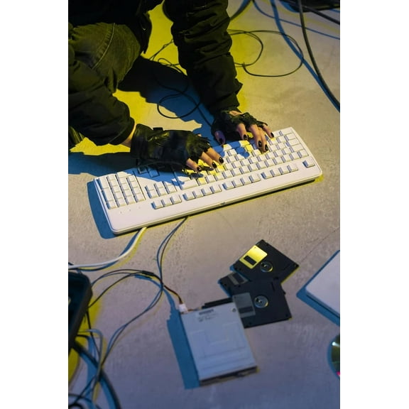 DELL 1K304 1.44MB Floppy Drive - No Bezel, Black Shutter