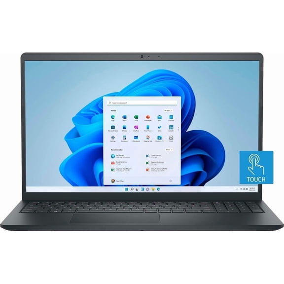 Dell 2023 Inspiron 15 I3535 15.6" FHD Touchscreen Premium Laptop, AMD 6-Core Ryzen 5 7530U Upto 4.5GHz, 8GB RAM, 1TB PCIe SSD, AMD Radeon Graphics, Windows 11 Home, Black