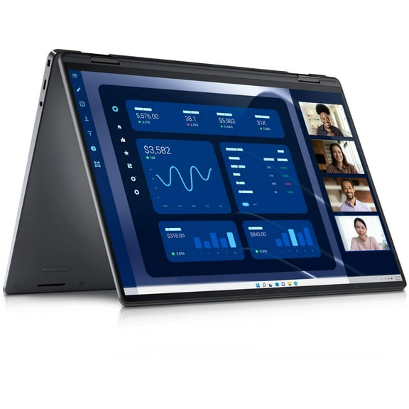 Dell 2025 Latitude 9450 2-in-1 14” WQXGA IPS Touch Laptop 12-Core Intel Core Ultra 7 165U vPro 16GB LPDDR5 1TB NVMe SSD Thunderbolt 4 WiFi BE BT Webcam Backlit KB Fingerprint Windows 11 Pro