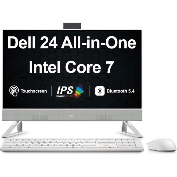 Dell 24 AIO Core 7 150U 16GB 512GB 23.8 FHD Touch Win11P